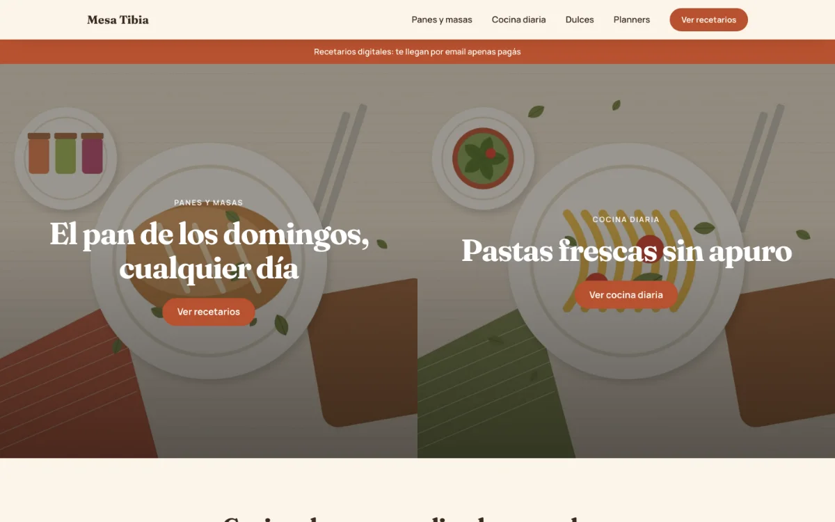 Design acolhedor com duas capas lado a lado